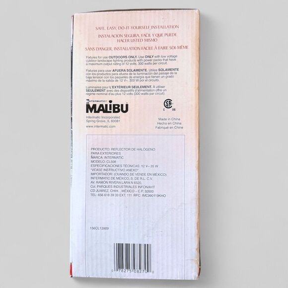 Malibu CL508 Low Volt Floodlight Cast Metal Halogen Landscape Light - Black - Picture 4 of 4